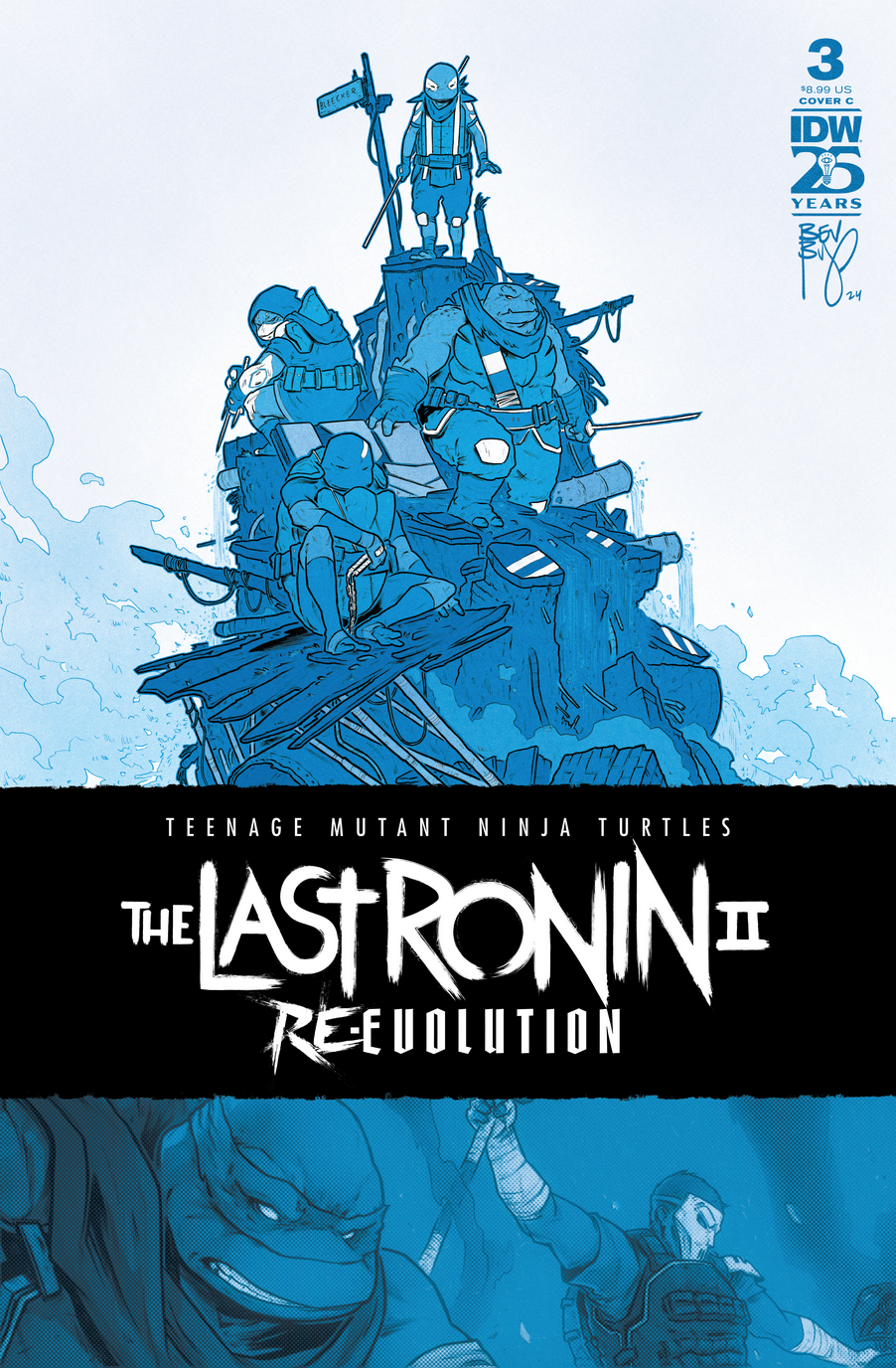 Teenage Mutant Ninja Turtles: The Last Ronin II—Re-Evolution #3 Variant C (Bishop) - Release Date: 10/9/24