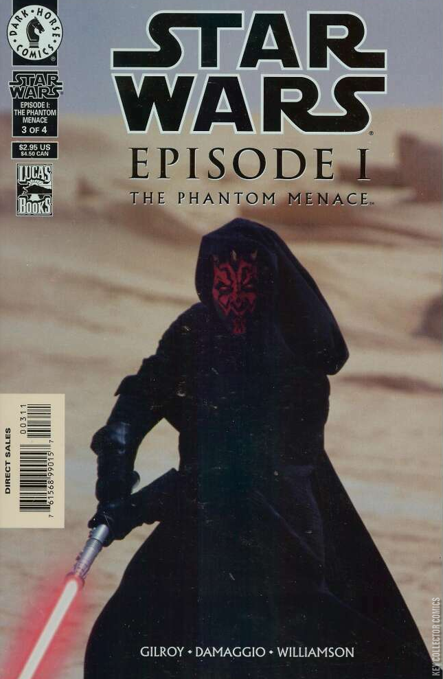 Star Wars Episode 1 The Phantom Menace #3 (of 4) Darth Maul Photo Variant (1999) - CONDITION: NM - IN STOCK