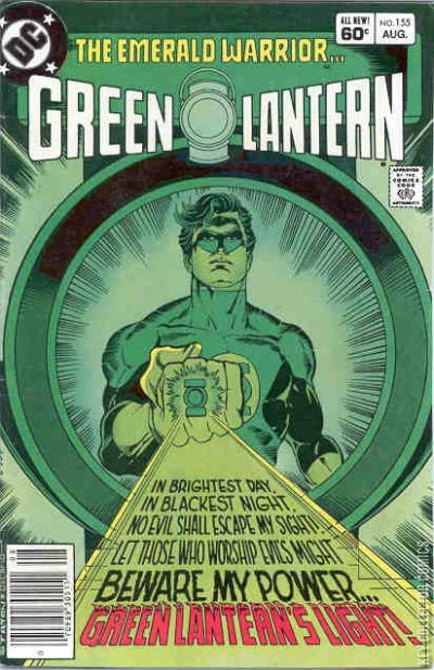 Green Lantern #155 Newsstand (1982) “The Emerald Warrior” - CONDITION: Mid Grade Copy - IN STOCK