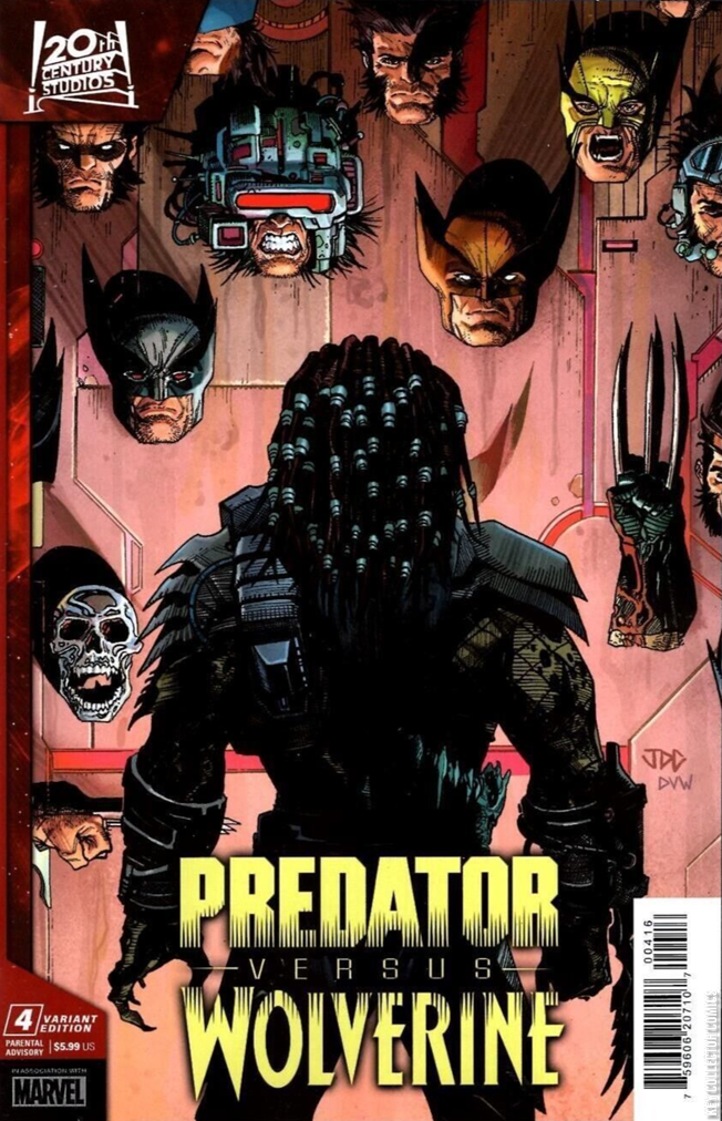 Predator Vs Wolverine #4 Joshua Cassara 1:25 Variant (2023) - CONDITION: NM - IN STOCK
