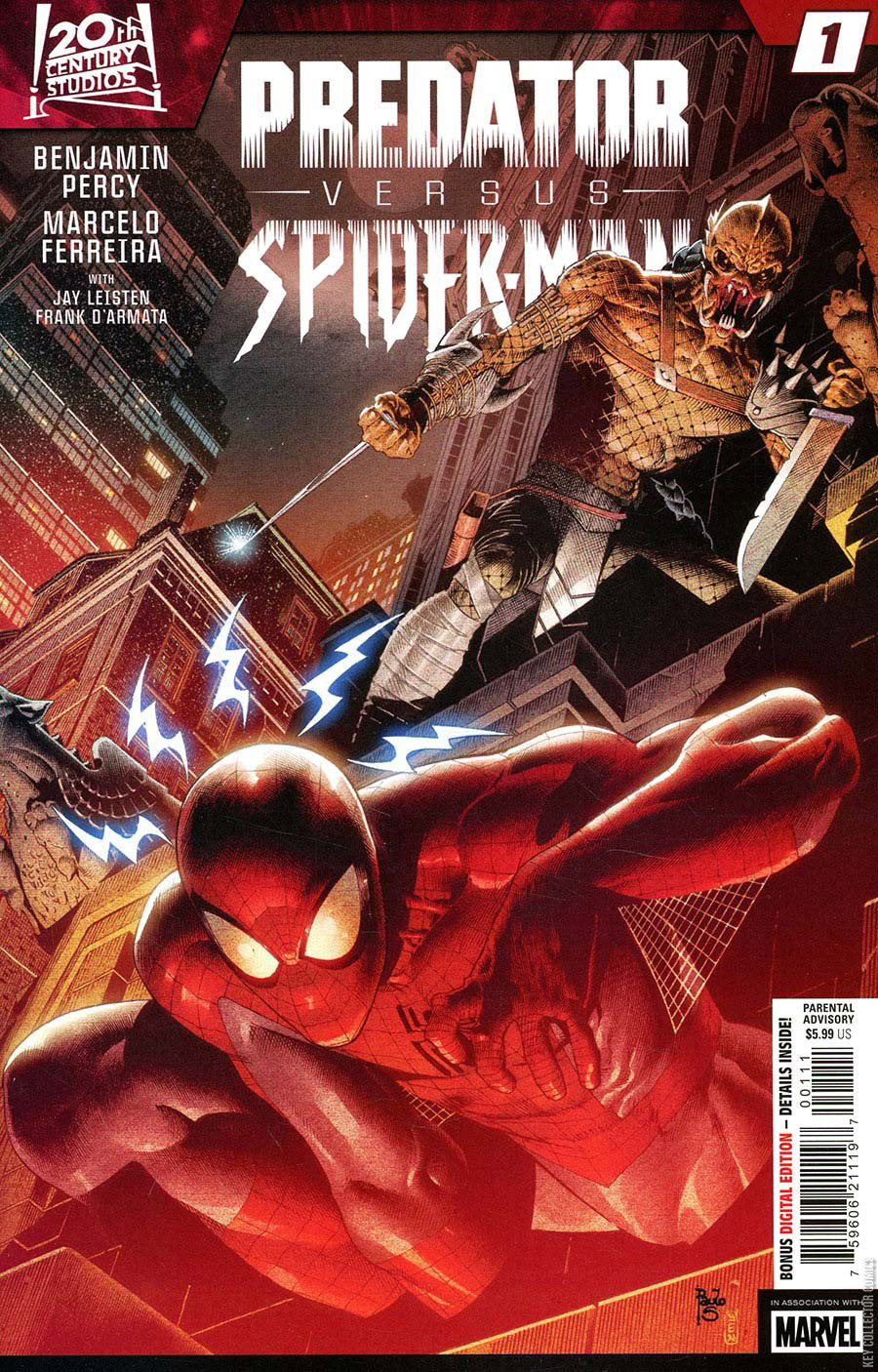 Predator Versus Spider-man #1 Main Cover A - CONDITION: NM - IN STOCK