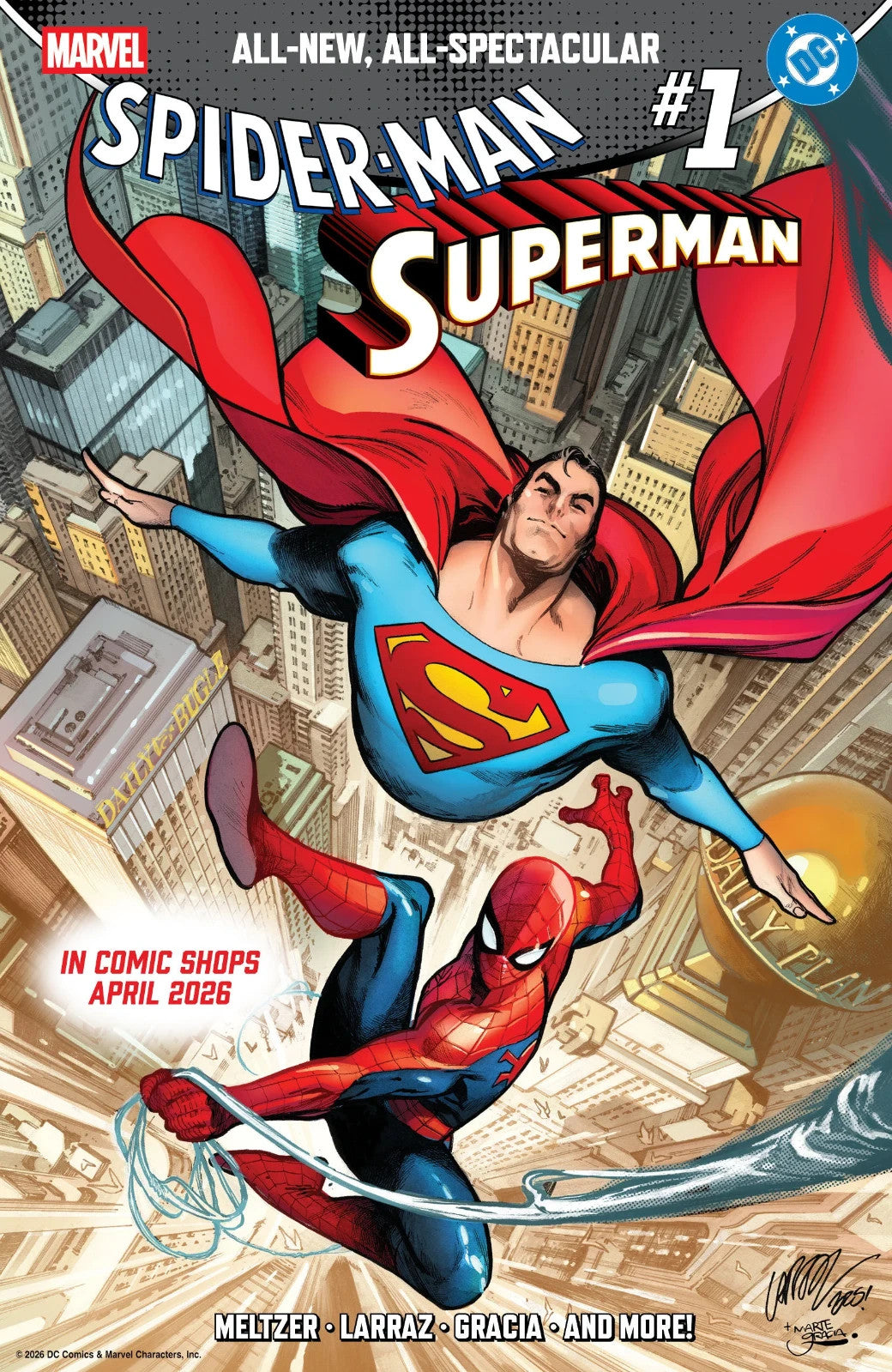 Spider-Man Superman #1 Pepe Larraz Cover - CONDITION: NM - IN STOCK