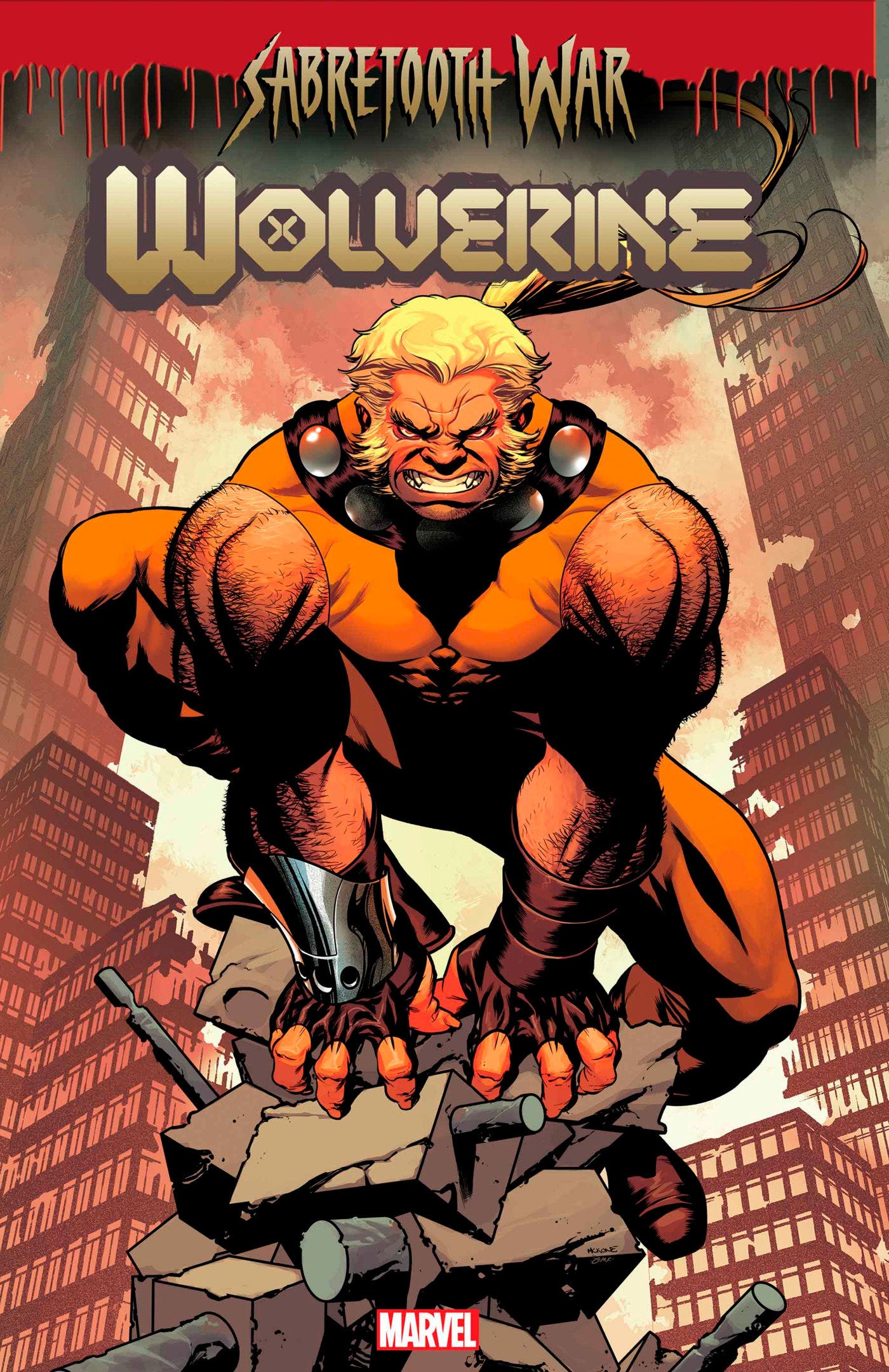 WOLVERINE #45 MIKE MCKONE SABRETOOTH VARIANT - Release Date: 3/13/24