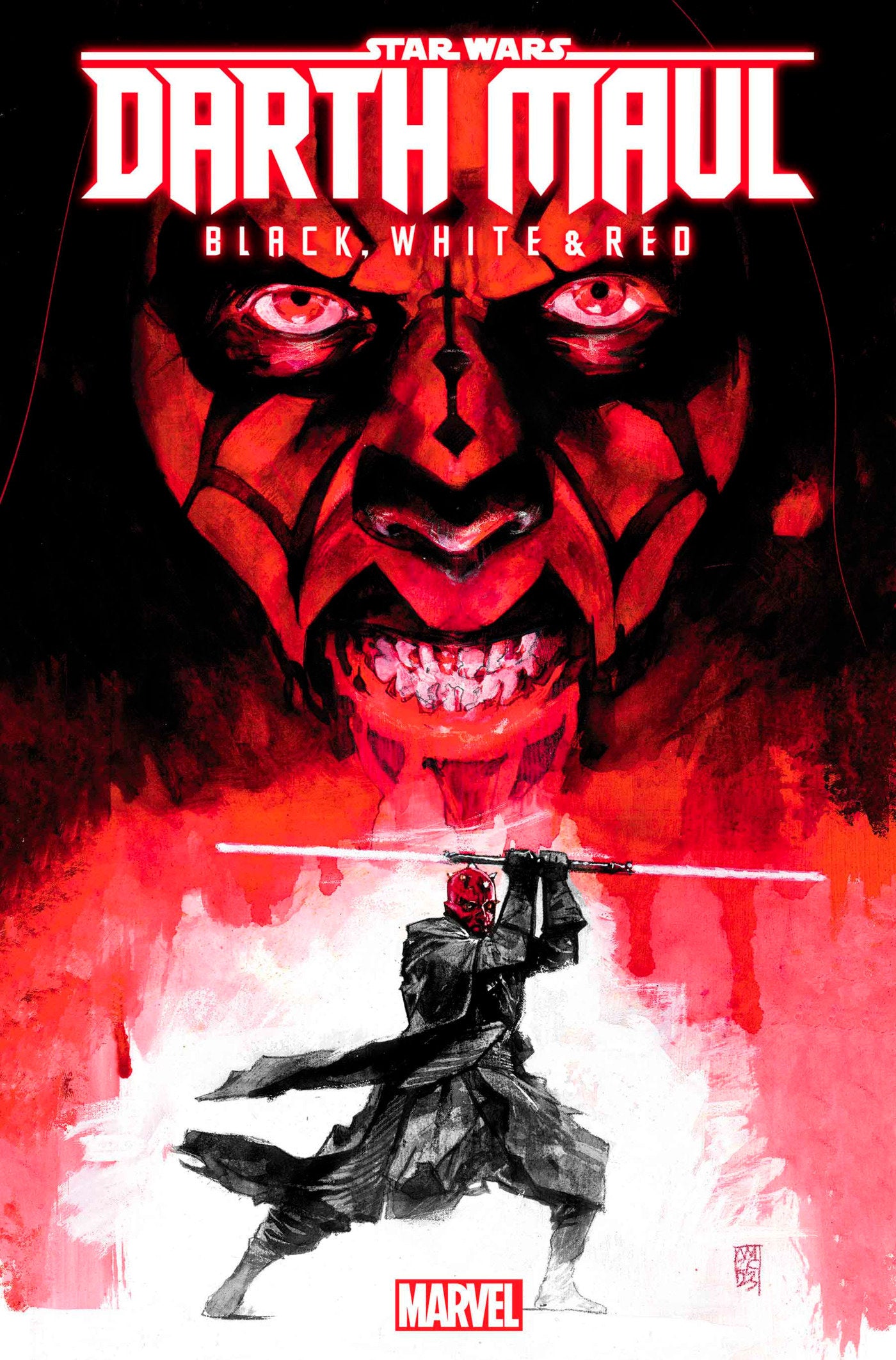 STAR WARS: DARTH MAUL - BLACK, WHITE & RED #1 - Release Date: 04/24/2024