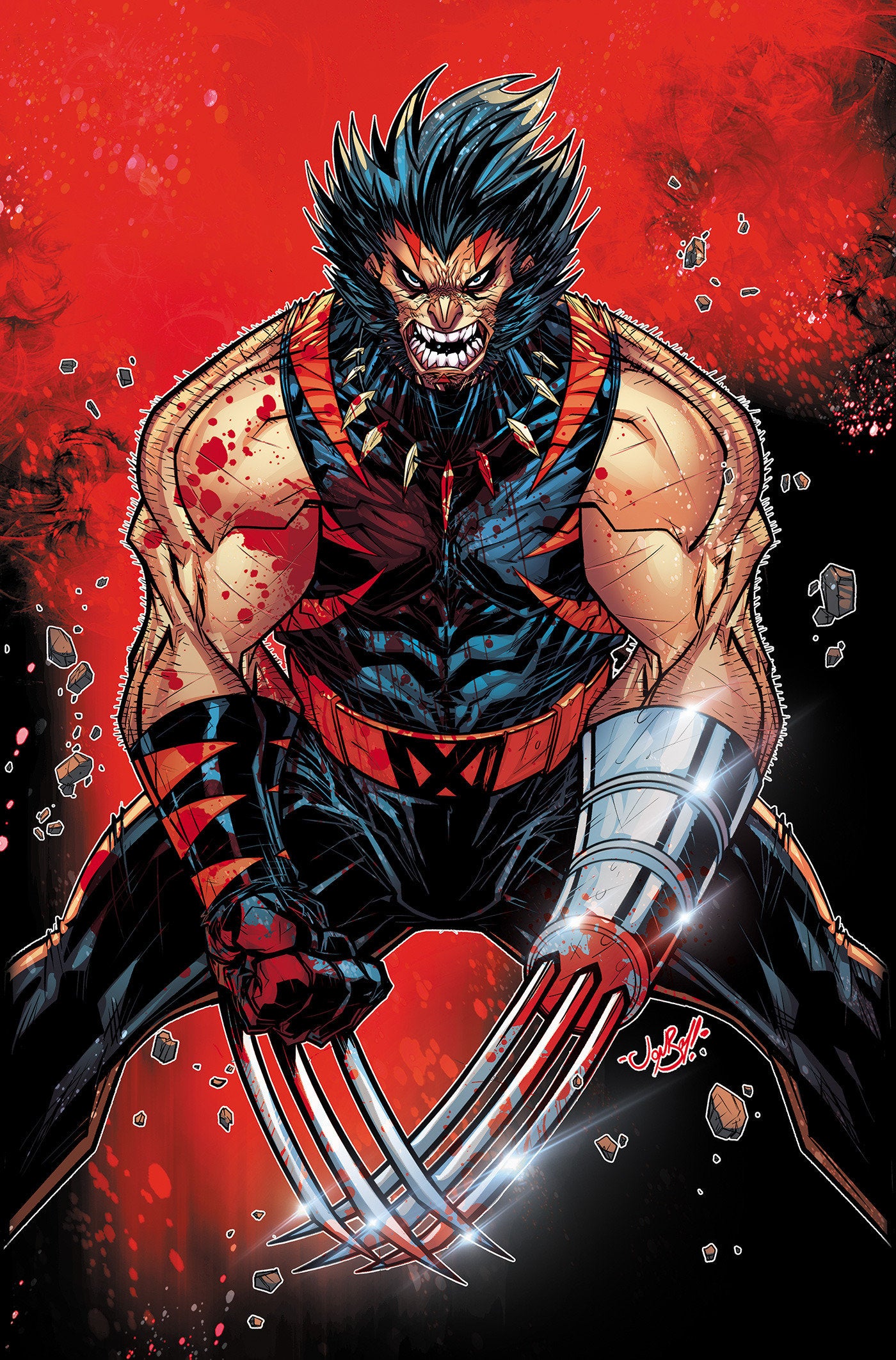 1:100 Variant - WEAPON X-MEN #1 JONBOY MEYERS VIRGIN VARIANT - Release Date: 3/6/24