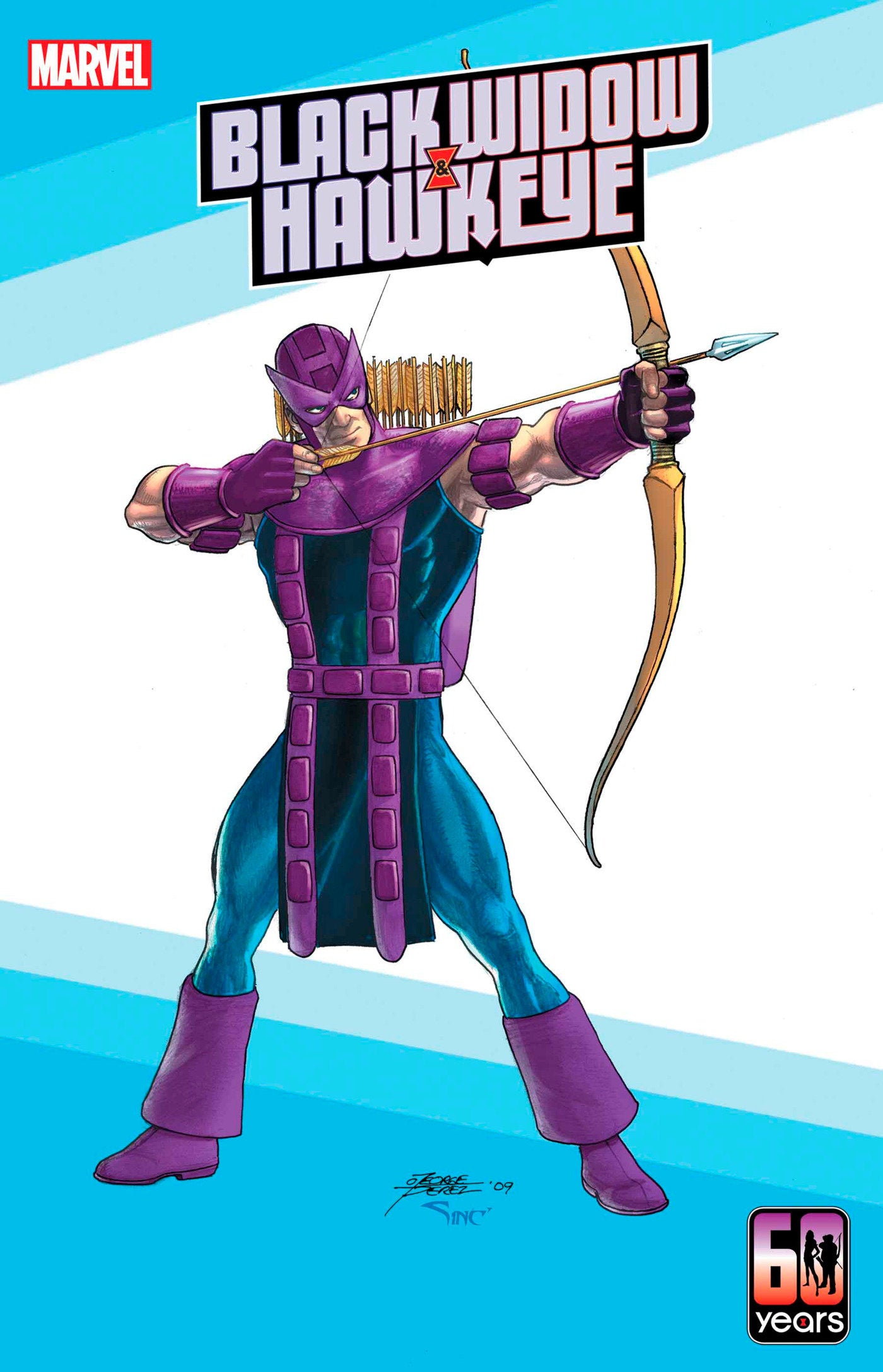 1:25 Variant - BLACK WIDOW & HAWKEYE #1 GEORGE PEREZ VARIANT - Release Date: 3/13/24