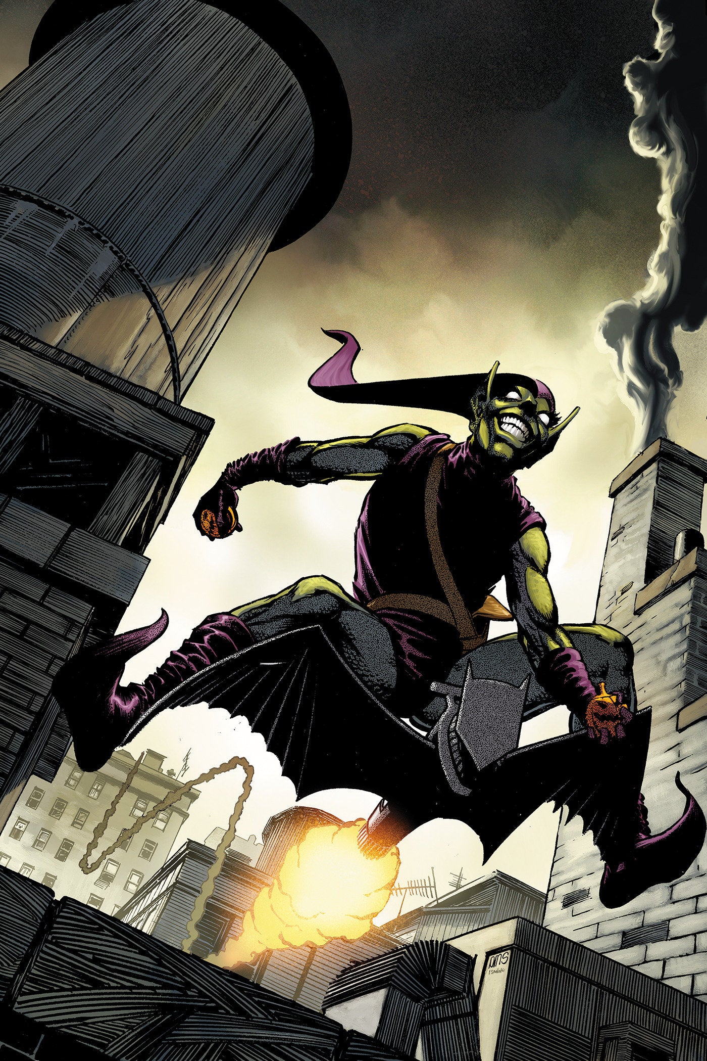 1:100 SPIDER-MAN: SHADOW OF THE GREEN GOBLIN #1 PAUL SMITH HIDDEN GEM VIRGIN VARIANT - Release Date: 04/03/2024