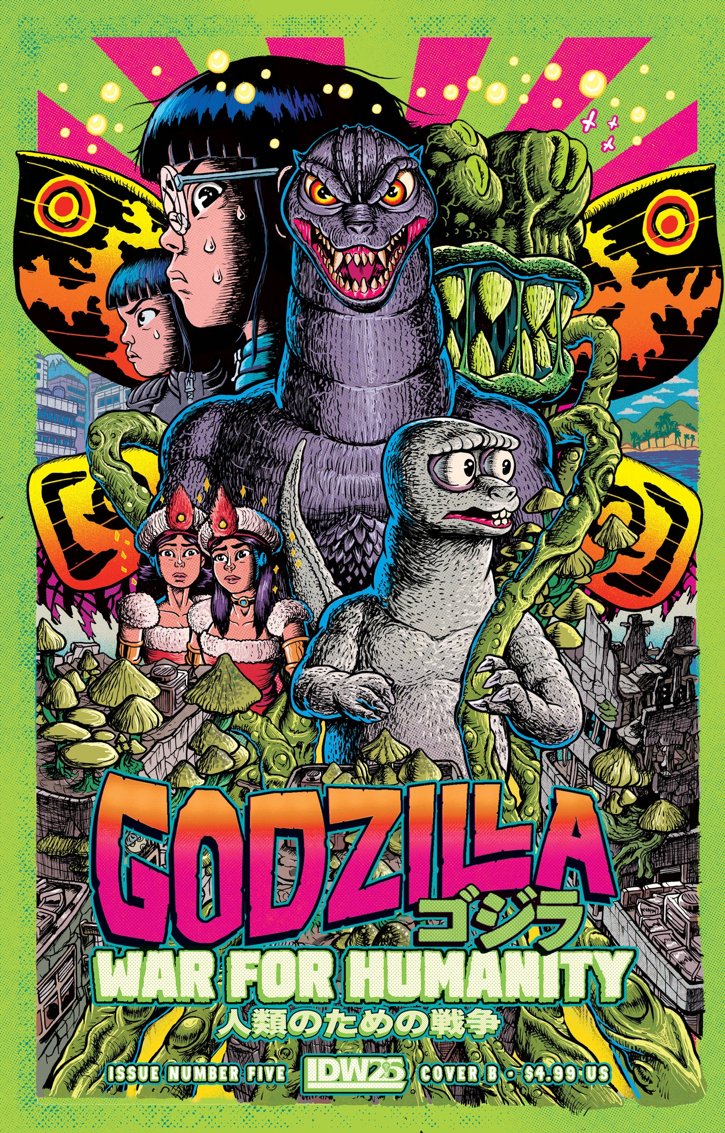 Godzilla: The War for Humanity #5 Variant B (Smith) - Release Date: 05/01/2024