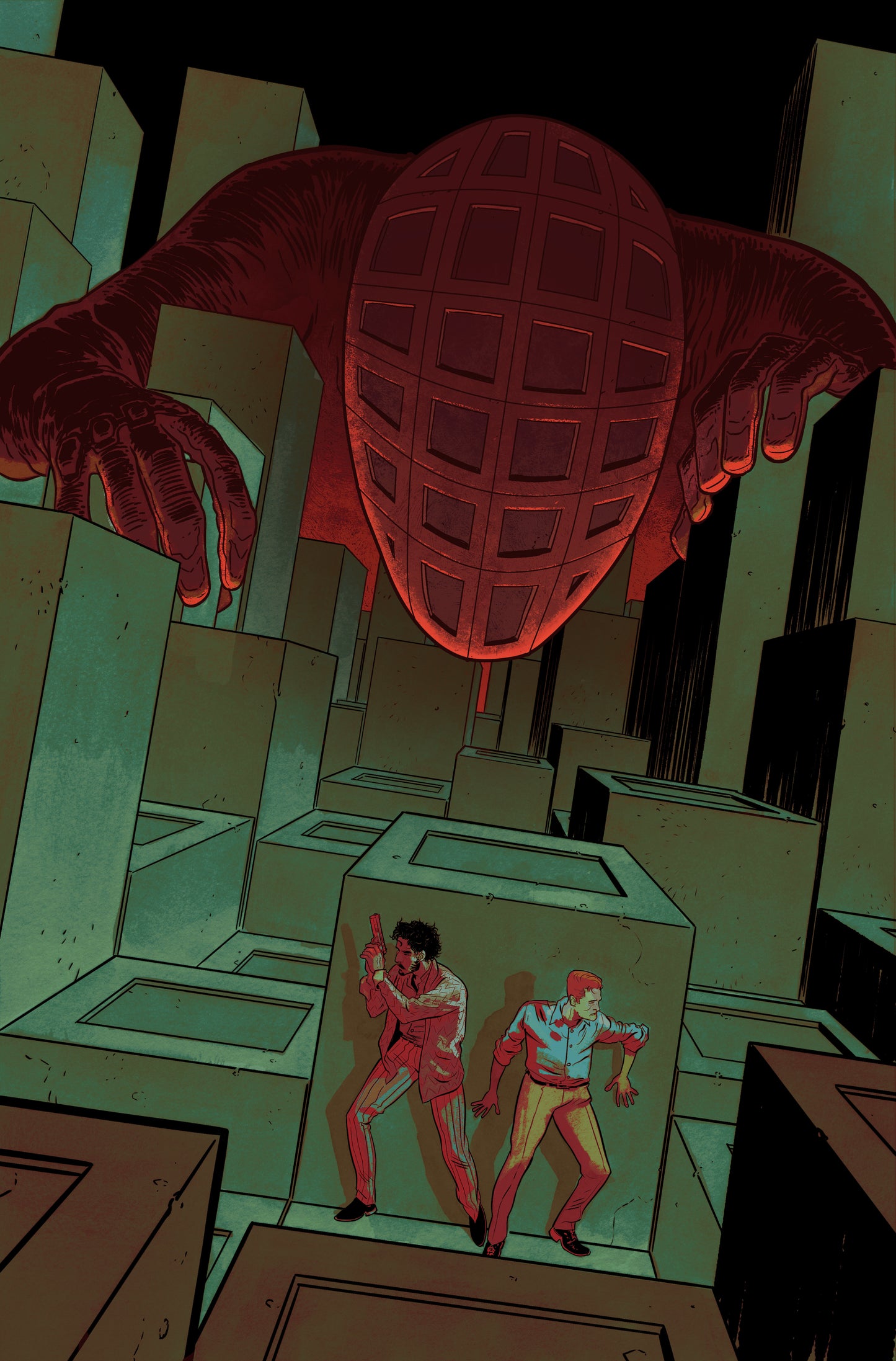 1:50 Variant - Dark Spaces: Dungeon #4 Variant RI (50) (Sherman Full Art) - Release Date: 3/13/24