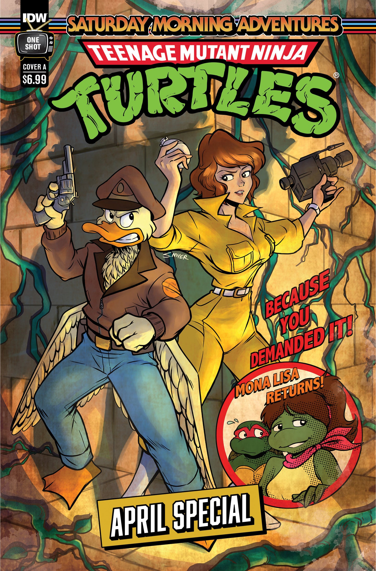 Teenage Mutant Ninja Turtles: Saturday Morning Adventures--April Special Cover A (Myer) - Release Date: 4/3/24