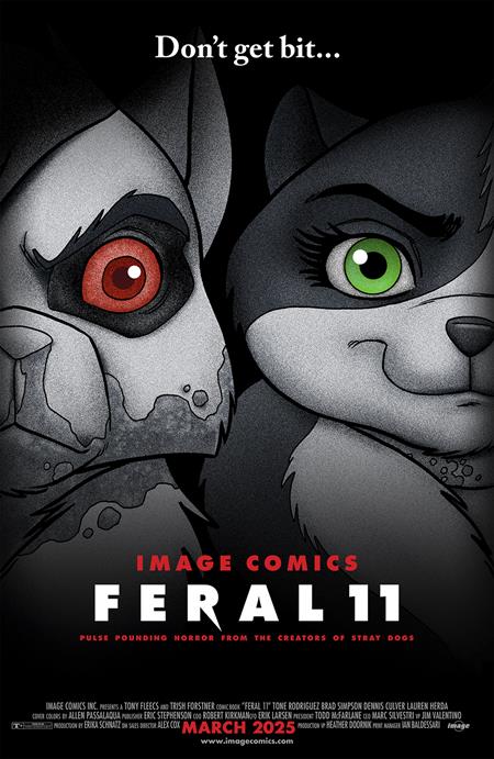 FERAL #11 CVR B TRISH FORSTNER & ALLEN PASSALAQUA HOMAGE VAR  - Release Date:  3/26/25