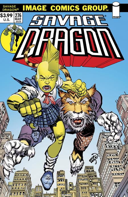 SAVAGE DRAGON #276 CVR B ERIK LARSEN 70S TRADE DRESS VAR (MR)  - Release Date:  3/5/25