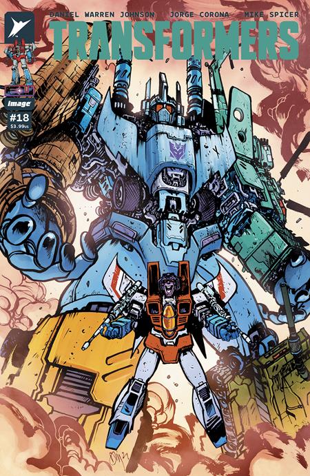 TRANSFORMERS #18 CVR A DANIEL WARREN JOHNSON & MIKE SPICER  - Release Date:  3/12/25