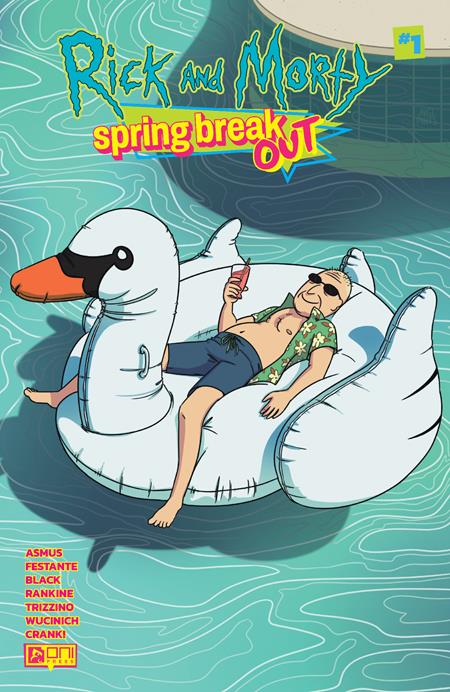 RICK AND MORTY SPRING BREAK OUT #1 (ONE SHOT) CVR B ANGELA TRIZZINO VAR  - Release Date:  3/5/25