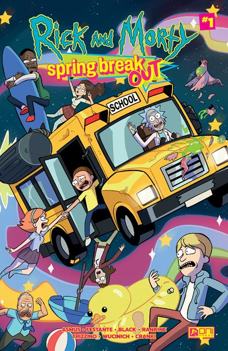 1:10 RICK AND MORTY SPRING BREAK OUT #1 (ONE SHOT) CVR C INC 1:10 PRISCILLA TRAMONTAN VAR  - Release Date:  3/5/25