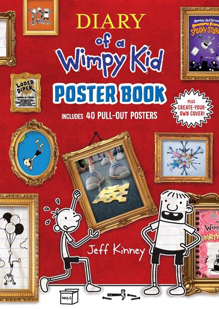 DIARY OF A WIMPY KID POSTER BOOK TP ISBN: 0126AB0496 - Release Date: 3/25/26