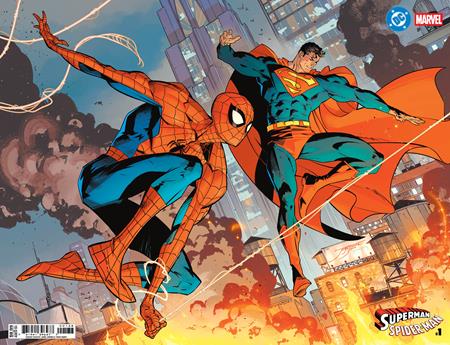 DC Marvel Superman Spider-Man #1 (One Shot) Cover X Jorge Jimenez Wraparound Variant (2026) - CONDITION: NM - IN STOCK