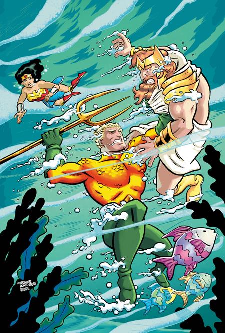 EMPEROR AQUAMAN #15 CVR F ANTHONY MARQUES CARD STOCK VAR ISBN: 76194138869401561 - FOC DATE: 2/16/26  - Release Date: 3/11/26