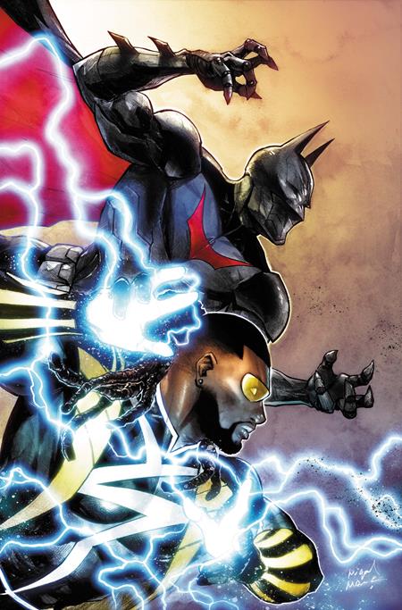 BATMAN STATIC BEYOND #4 (OF 6) CVR B MIGUEL MENDONCA CARD STOCK VAR ISBN: 76194138868700421 - FOC DATE: 2/9/26  - Release Date: 3/4/26
