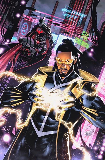 BATMAN STATIC BEYOND #4 (OF 6) CVR C LUCAS MEYER CARD STOCK VAR ISBN: 76194138868700431 - FOC DATE: 2/9/26  - Release Date: 3/4/26