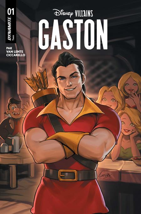 DISNEY VILLAINS GASTON #1 CVR F LEIRIX LI METAL VIRGIN CVR VAR ISBN: 72513035801101061 - FOC DATE: 2/2/26  - Release Date: 3/18/26
