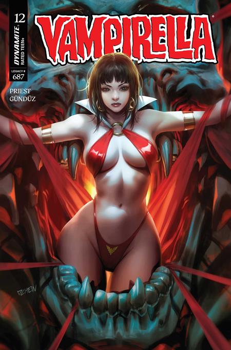 VAMPIRELLA #12 CVR B DERRICK CHEW VAR ISBN: 72513035358012021 - FOC DATE: 3/2/26  - Release Date: 3/25/26
