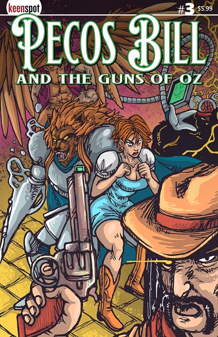 PECOS BILL & THE GUNS OF OZ #3 CVR B BRYCE OQUAYE VAR (MR) ISBN: 60283502317100321 - FOC DATE: 2/16/26  - Release Date: 3/25/26