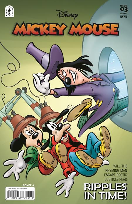 MICKEY MOUSE LEGACY #333 RIPPLES IN TIME PART 2 (OF 2) CVR A ULRICH SCHROEDER DAAN JIPPES ISBN: 61520081611733311 - FOC DATE: 2/2/26  - Release Date: 3/18/26