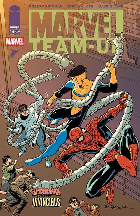 MARVEL TEAMUP #14 FACSIMILE EDITION CVR F ALEX SAVIUK & DAVE MCCAIG VAR ISBN: 70985304588500161 - FOC DATE: 2/9/26  - Release Date: 3/4/26