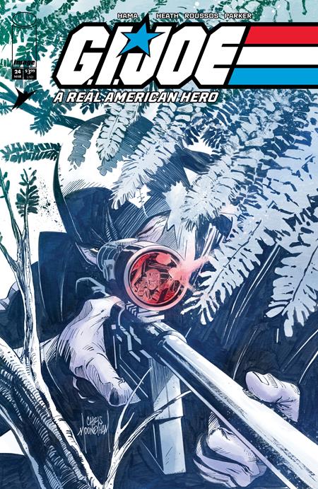 GI JOE A REAL AMERICAN HERO #24 HAMA FILES EDITION #24 CVR B CHRIS MOONEYHAM VAR ISBN: 70985304587800121 - FOC DATE: 3/2/26  - Release Date: 3/25/26