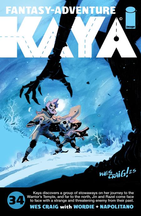 KAYA #34 CVR A WES CRAIG ISBN: 70985303591603411 - FOC DATE: 2/23/26  - Release Date: 3/18/26