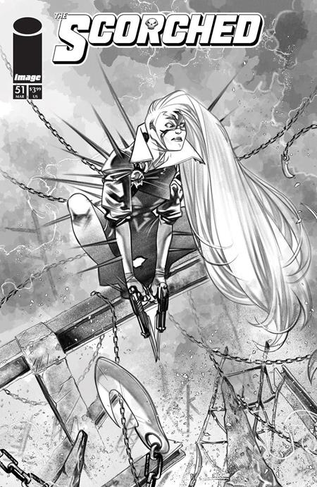 SPAWN SCORCHED #51 CVR B IG GUARA B&W VAR ISBN: 0126IM0411 - Release Date: 3/25/26