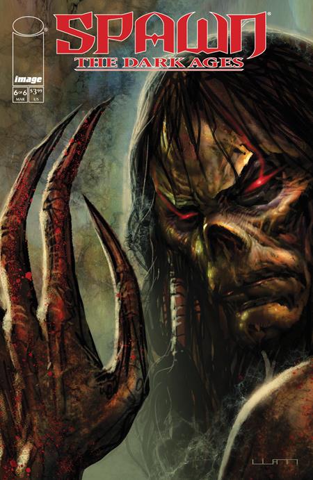 SPAWN THE DARK AGES #6 (OF 6) CVR A LIAM SHARP ISBN: 0126IM0422 - Release Date: 3/4/26