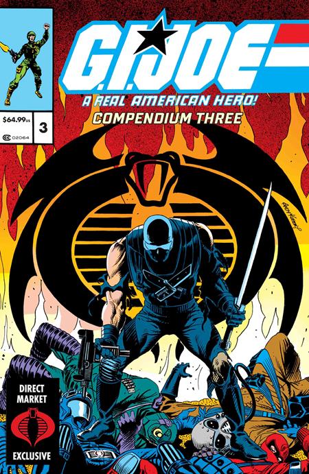 GI JOE A REAL AMERICAN HERO COMPENDIUM TP BOOK 03 DIRECT MARKET EXCLUSIVE ANDY KUBERT CVR ISBN: 9781534333475 - FOC DATE: 3/9/26  - Release Date: 4/15/26