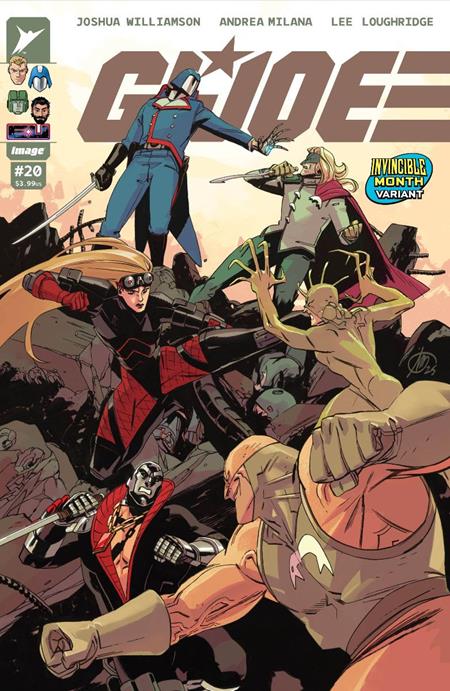 GI JOE #20 CVR F TOM REILLY INVINCIBLE TEAM UP VAR ISBN: 70985304167202061 - FOC DATE: 2/23/26  - Release Date: 3/18/26