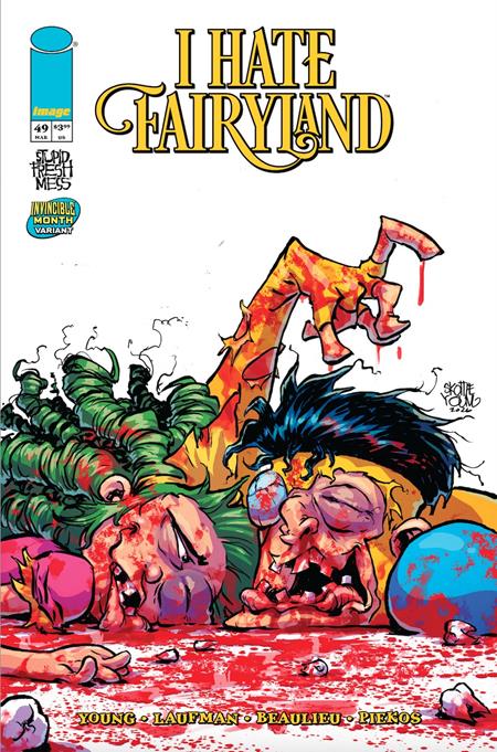 I HATE FAIRYLAND #49 CVR D SKOTTIE YOUNG INVINCIBLE TEAM UP VAR ISBN: 70985301979404941 - FOC DATE: 3/2/26  - Release Date: 3/25/26