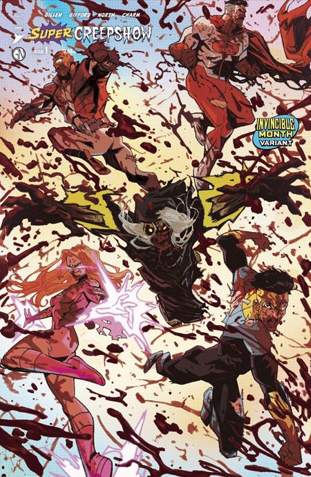 SUPER CREEPSHOW #1 (OF 5) CVR E ROSSI GIFFORD INVINCIBLE TEAM UP VAR (MR) ISBN: 70985304590800151 - FOC DATE: 2/16/26  - Release Date: 3/18/26