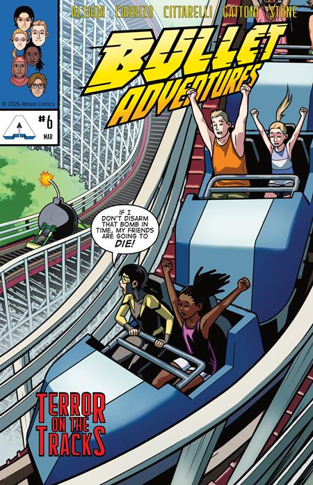 BULLET ADVENTURES #6 CVR A NICOLAS CARRIZO FRANCESCA CITTARELLI ISBN: 99031259330000611 - FOC DATE: 2/2/26  - Release Date: 3/11/26