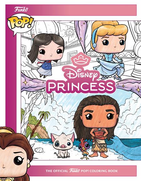 DISNEY PRINCESS HC THE OFFICIAL FUNKO POP COLORING BOOK ISBN: 9798337402314 - FOC DATE: 2/23/26  - Release Date: 4/1/26