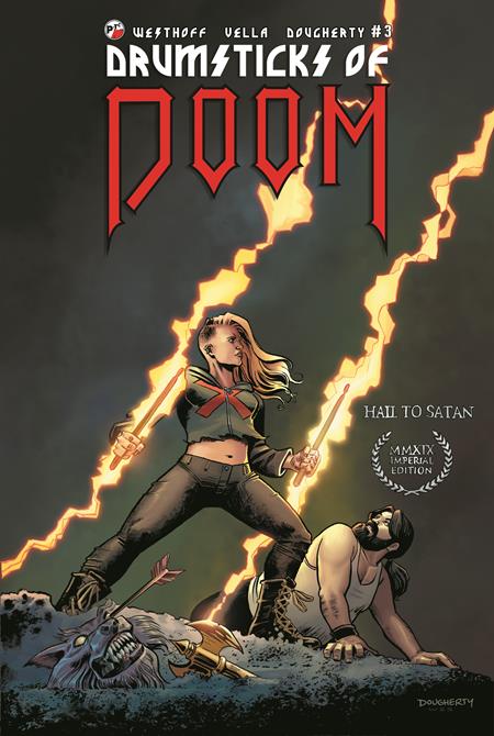 DRUMSTICKS OF DOOM #3 (OF 4) CVR A DAN DOUGHERTY ISBN: 66618683535700311 - FOC DATE: 2/16/26  - Release Date: 3/25/26