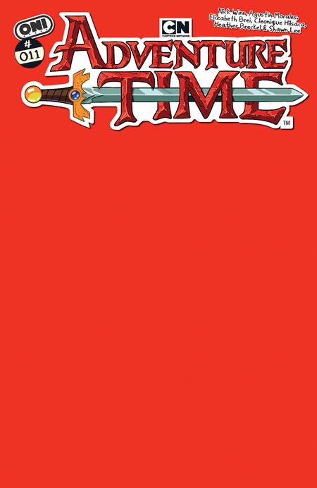 ADVENTURE TIME (2025) #11 CVR C FLAME PRINCESS RED BLANK SKETCH VAR ISBN: 64985600832911031 - FOC DATE: 2/23/26  - Release Date: 3/18/26