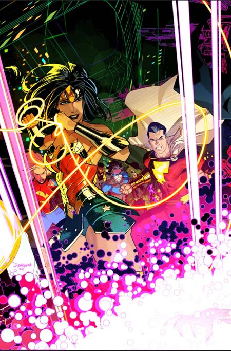 JUSTICE LEAGUE UNLIMITED #6 CVR A DAN MORA CONNECTING (WE ARE YESTERDAY)  - Release Date:  4/23/25