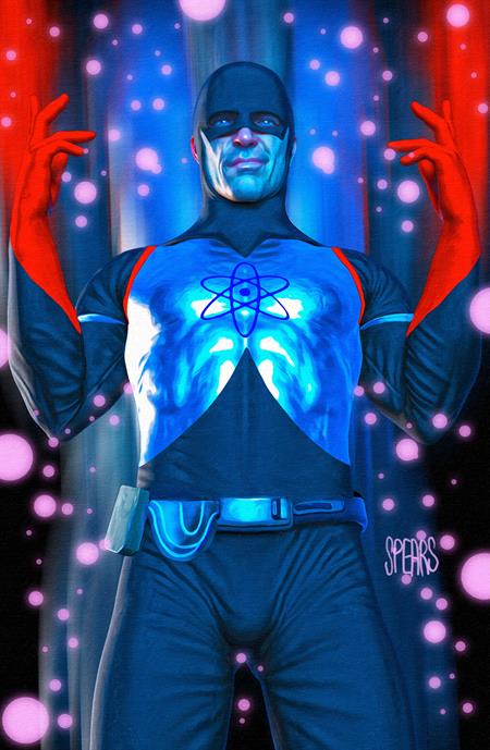 JUSTICE LEAGUE THE ATOM PROJECT #4 (OF 6) CVR B MARK SPEARS CARD STOCK VAR  - Release Date:  4/2/25