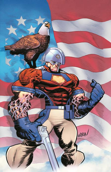 PEACEMAKER PRESENTS THE VIGILANTE EAGLY DOUBLE FEATURE #2 (OF 5) CVR C JUAN GEDEON CARD STOCK VAR (MR)  - Release Date:  4/23/25