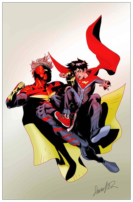 SUPERMAN UNLIMITED #12 CVR D SALVADOR LARROCA CARD STOCK VAR (THE REIGN OF THE SUPERBOYS) ISBN: 76194139077201241 - FOC DATE: 3/23/26  - Release Date: 4/15/26