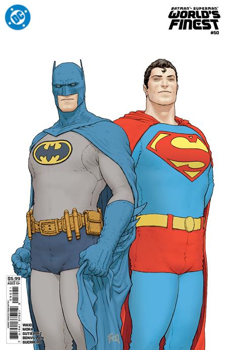 BATMAN SUPERMAN WORLDS FINEST #50 CVR B FRANK QUITELY CARD STOCK VAR ISBN: 76194137521205021 - FOC DATE: 3/8/26  - Release Date: 4/1/26