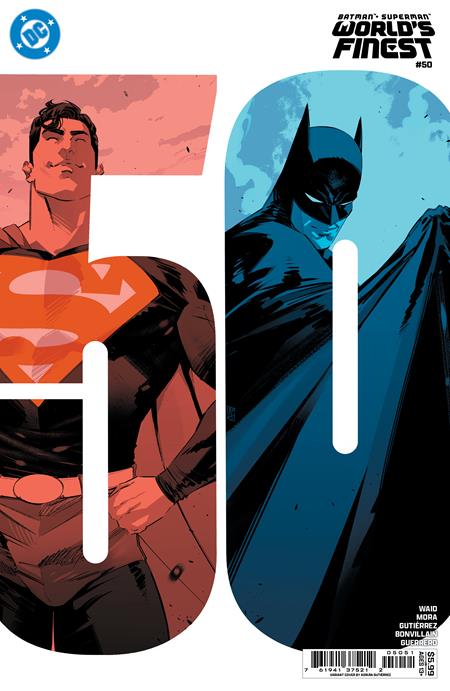 BATMAN SUPERMAN WORLDS FINEST #50 CVR E ADRIAN GUTIERREZ CARD STOCK VAR ISBN: 76194137521205051 - FOC DATE: 3/8/26  - Release Date: 4/1/26