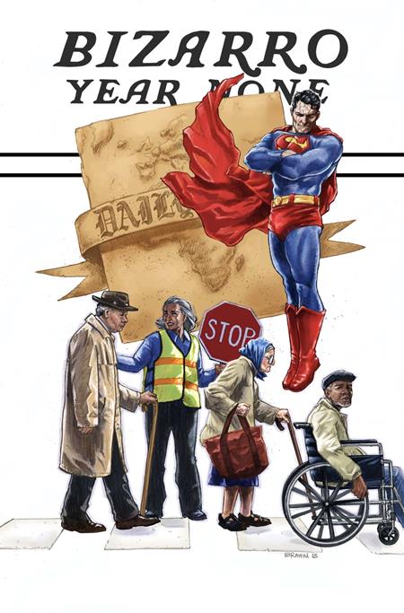 BIZARRO YEAR NONE #1 (OF 4) CVR F IBRAHIM MOUSTAFA CARD STOCK VAR ISBN: 76194139379700161 - FOC DATE: 3/9/26  - Release Date: 4/1/26