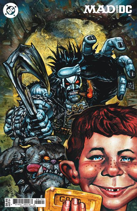 MAD ABOUT DC #1 (ONE SHOT) CVR B SIMON BISLEY CARD STOCK VAR ISBN: 76194139418300121 - FOC DATE: 3/8/26  - Release Date: 4/1/26