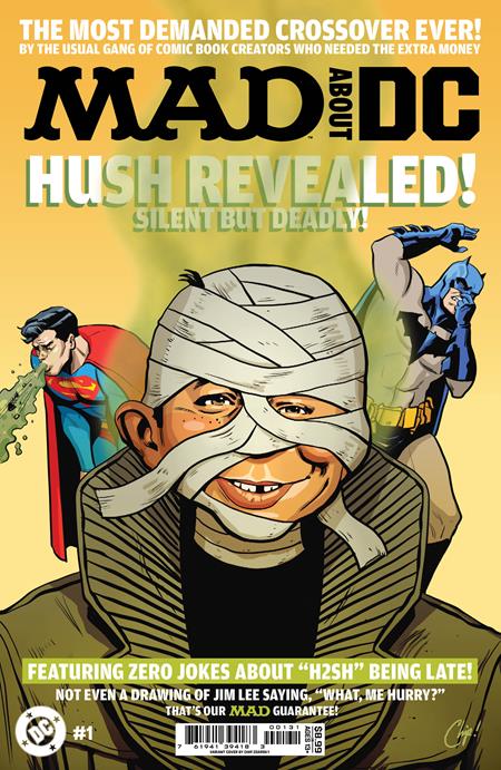 MAD ABOUT DC #1 (ONE SHOT) CVR C CHIP ZDARSKY CARD STOCK VAR ISBN: 76194139418300131 - FOC DATE: 3/8/26  - Release Date: 4/1/26